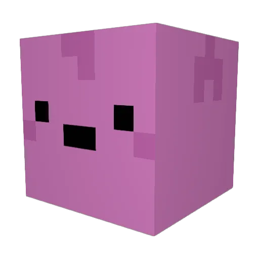 Bloodnoxes Minecraft avatar head, 3D render