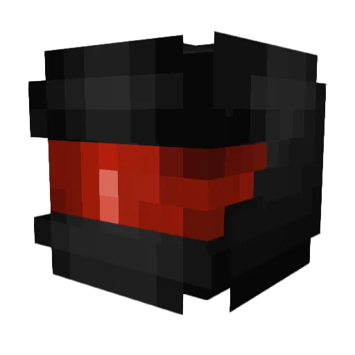 Bloodrust Minecraft avatar head, 3D render