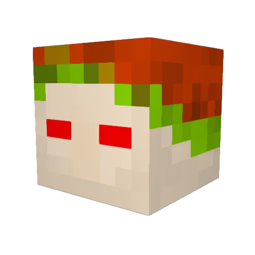 Bloodwing9113 Minecraft avatar head, 3D render