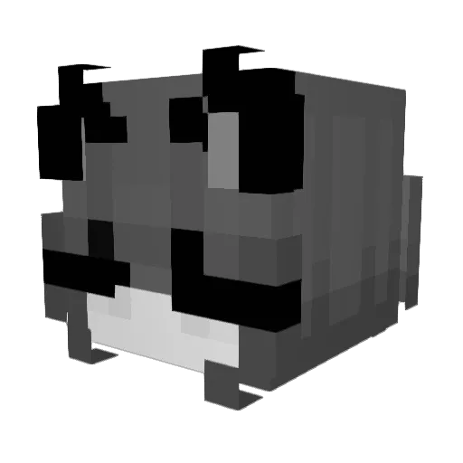 Bloodwoelfchen Minecraft avatar head, 3D render