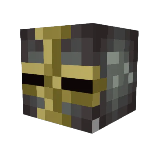Bloody67 Minecraft avatar head, 3D render