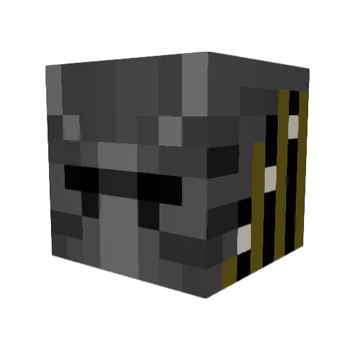 BloodyJackal Minecraft avatar head, 3D render