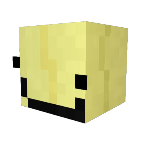 BloodySoda Minecraft avatar head, 3D render