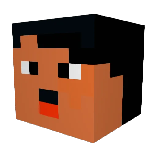 Bloody_Diarrhea Minecraft avatar head, 3D render