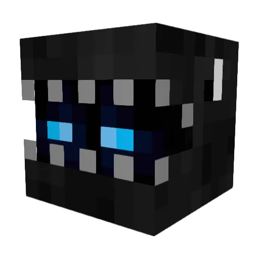 Bloody_Zombies Minecraft avatar head, 3D render