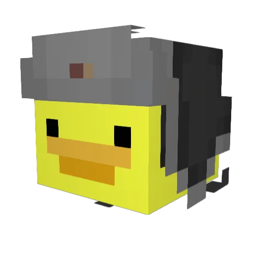 Bloody_boi Minecraft avatar head, 3D render