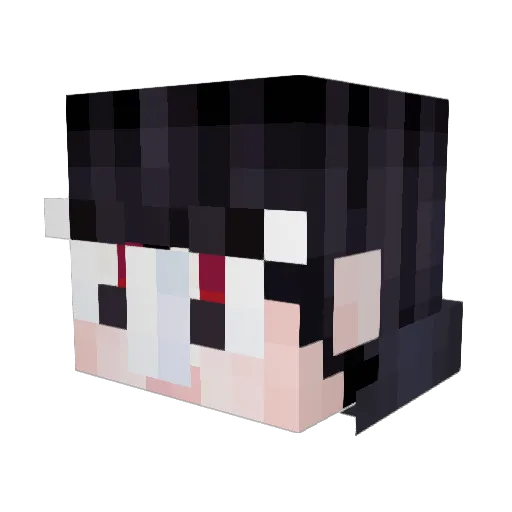 BlookyMettaton Minecraft avatar head, 3D render