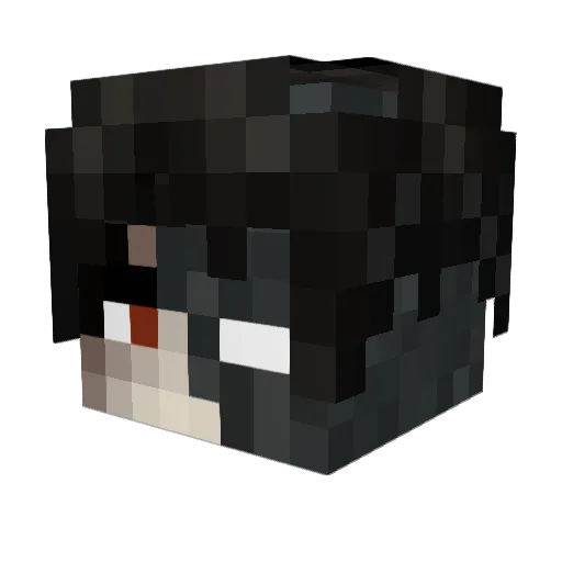 Bloomy_mc Minecraft avatar head, 3D render