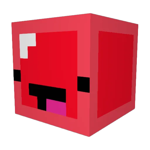 BlooporialDude Minecraft avatar head, 3D render