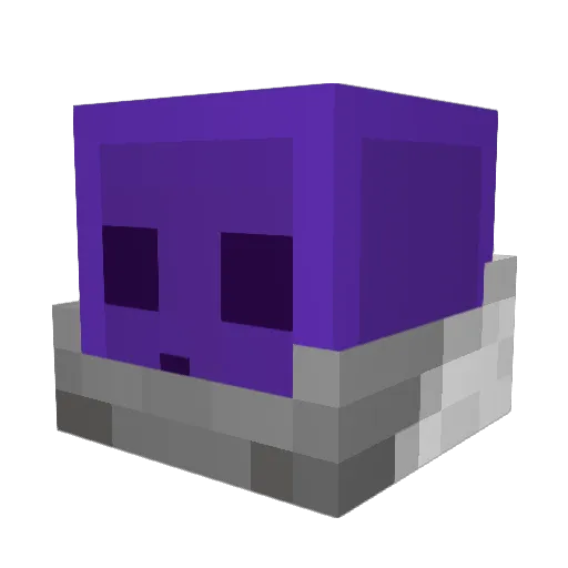 BlooptrixXx Minecraft avatar head, 3D render