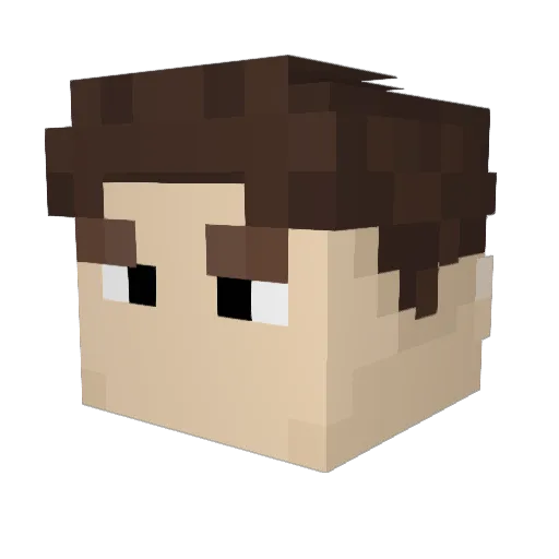 Minecraft-Avatar von Blop121: Kopf als 3D-Render