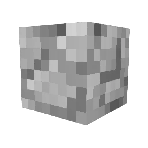 Bloquear Minecraft avatar head, 3D render