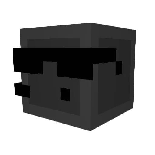 Bloss4387 Minecraft avatar head, 3D render