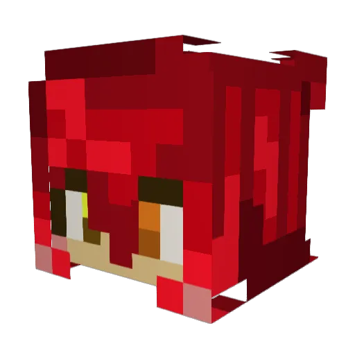Blossom_s_ Minecraft avatar head, 3D render