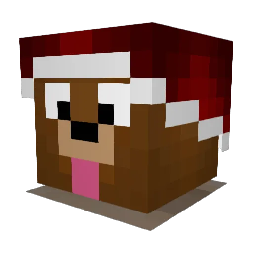 Blossomwaymicks Minecraft avatar head, 3D render