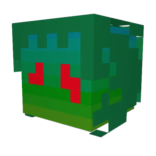 Blotkow Minecraft avatar head, 3D render