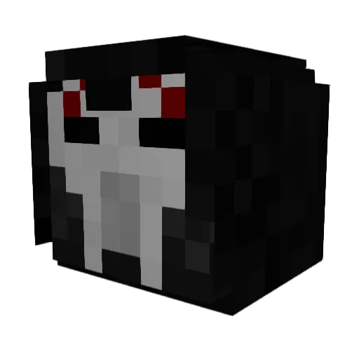 Blount82 Minecraft avatar head, 3D render
