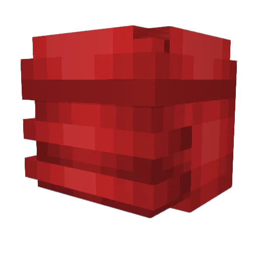 Blowdrip Minecraft avatar head, 3D render