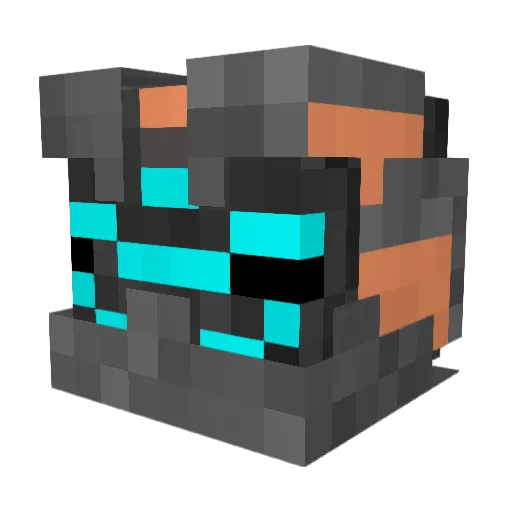 BloxsKid Minecraft avatar head, 3D render