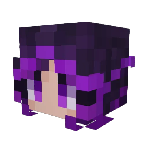 Blssm10_ Minecraft avatar head, 3D render