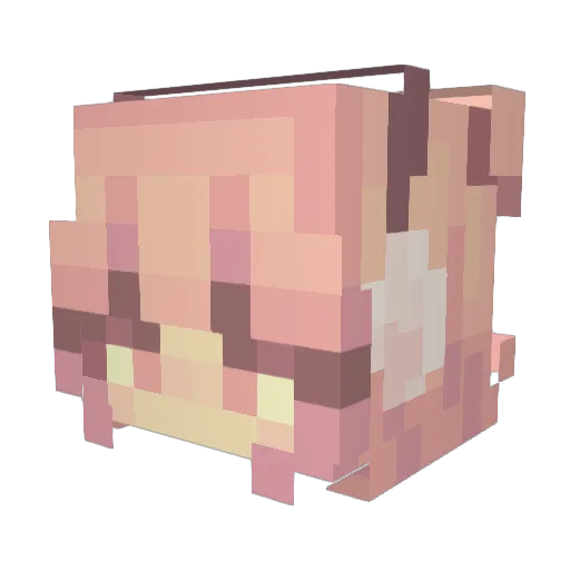 Blu3Bird1 Minecraft avatar head, 3D render