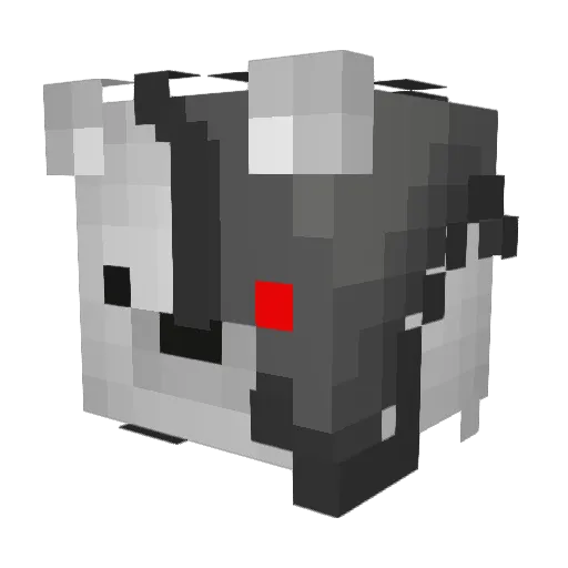 Blu3InFecT Minecraft avatar head, 3D render