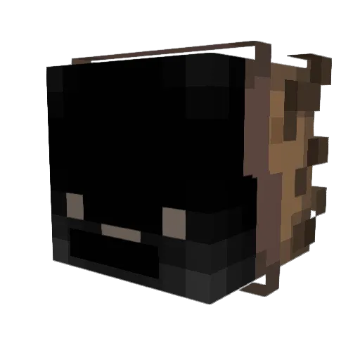 Blu3beast Minecraft avatar head, 3D render
