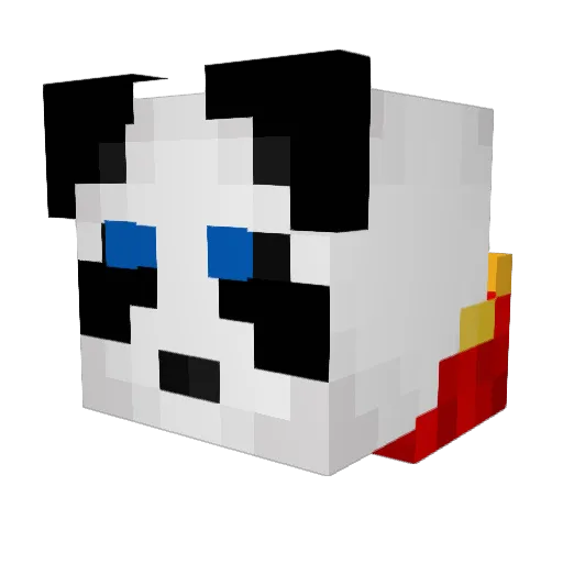 Blu3blixt Minecraft avatar head, 3D render