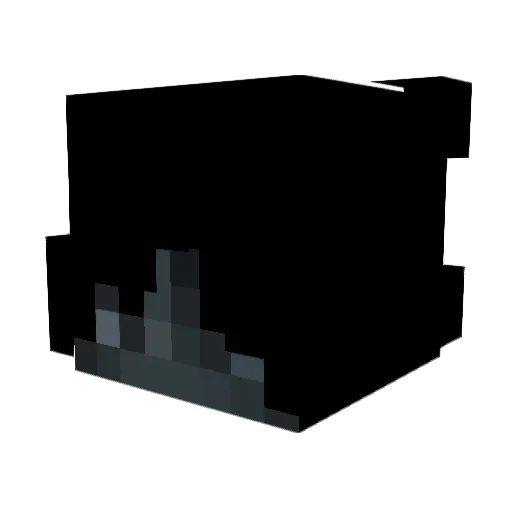 BluToWhale Minecraft avatar head, 3D render
