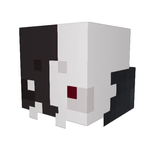 Blu_Bur Minecraft avatar head, 3D render