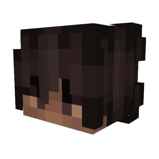 BlubTsTb Minecraft avatar head, 3D render