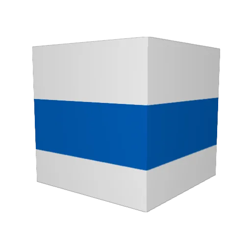 Blubbort Minecraft avatar head, 3D render