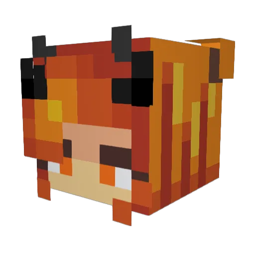 Blubstep Minecraft avatar head, 3D render