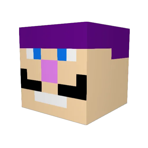 Bluckey98 Minecraft avatar head, 3D render