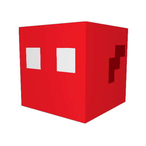 Bludison Minecraft avatar head, 3D render