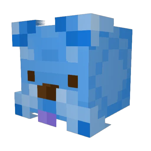Bludog1010 Minecraft avatar head, 3D render