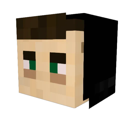 Bludragon04 Minecraft avatar head, 3D render