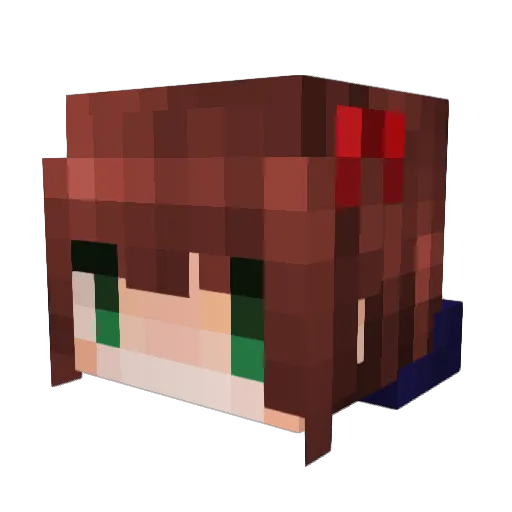 Blue3759 Minecraft avatar head, 3D render