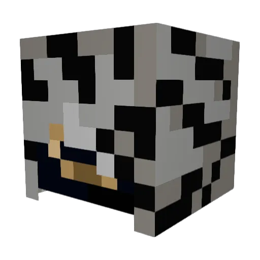 BlueAce417 Minecraft avatar head, 3D render