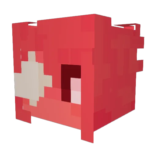 BlueAxoltl10 Minecraft avatar head, 3D render