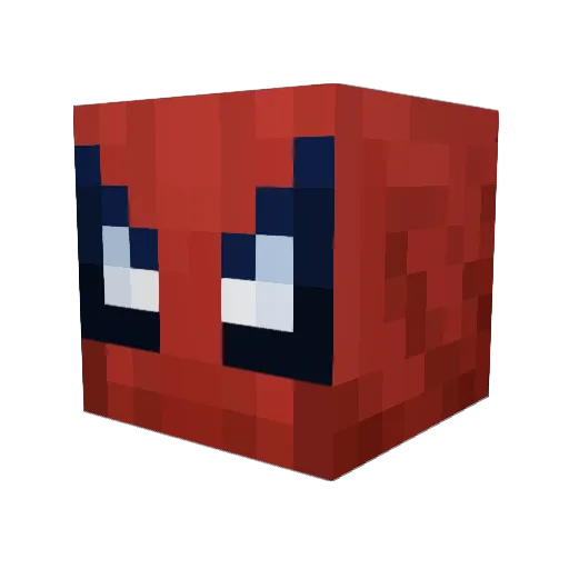 BlueBen2810 Minecraft avatar head, 3D render