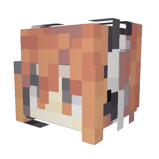 BlueBerryPocky Minecraft avatar head, 3D render