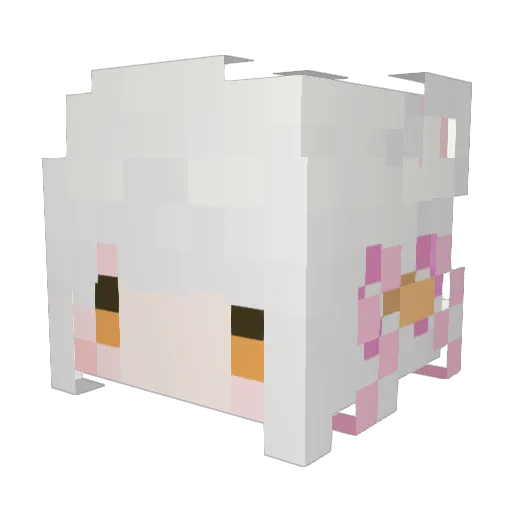 BlueBerrySpr1te Minecraft avatar head, 3D render