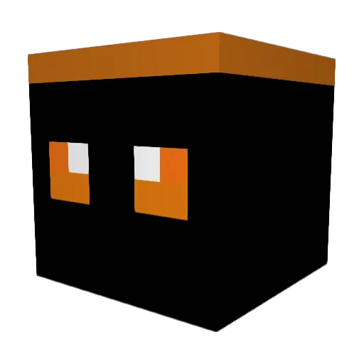 BlueBullexD Minecraft avatar head, 3D render