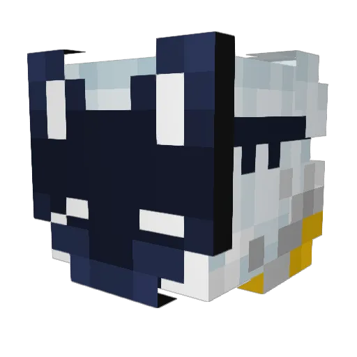 BlueBunnyStudios Minecraft avatar head, 3D render