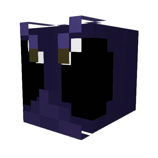 BlueChe3to Minecraft avatar head, 3D render