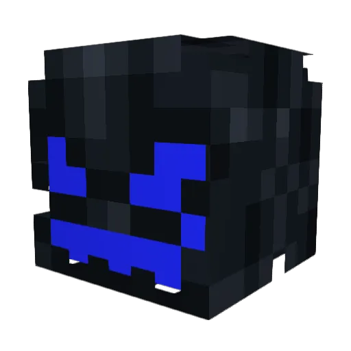 BlueDemon5231 Minecraft avatar head, 3D render
