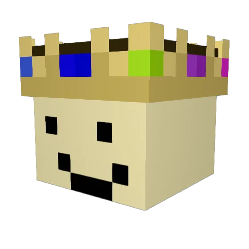 BlueDiamondDj Minecraft avatar head, 3D render
