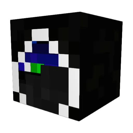 BlueDragon1331 Minecraft avatar head, 3D render