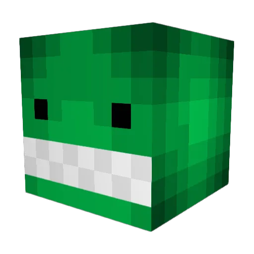 BlueDragon39 Minecraft avatar head, 3D render